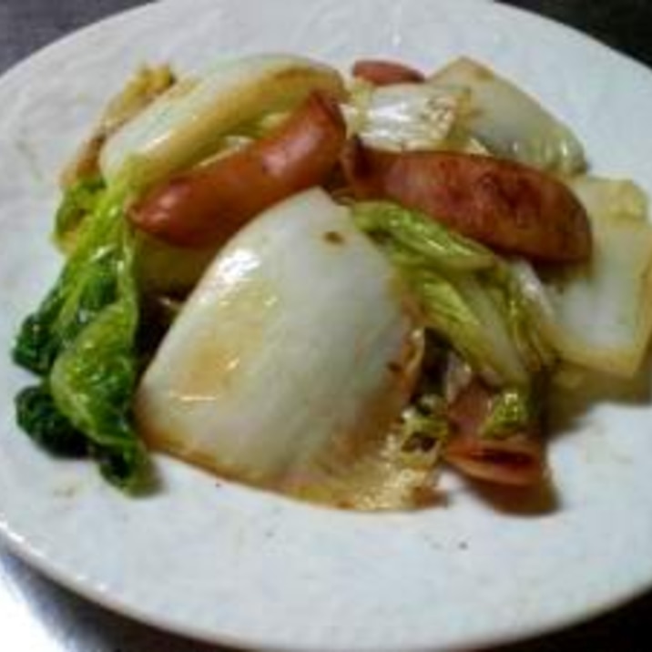 簡単一品!白菜の炒め物